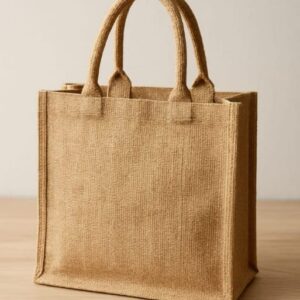 Classic Jute Tote Bag