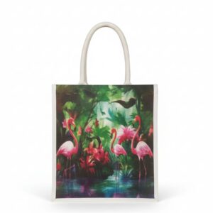 Flamingo Lagoon Art Tote