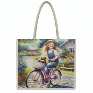 Joyful Ride Canvas Tote