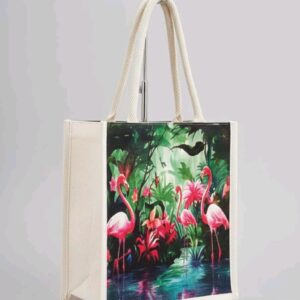 Flamingo Lagoon Art Tote